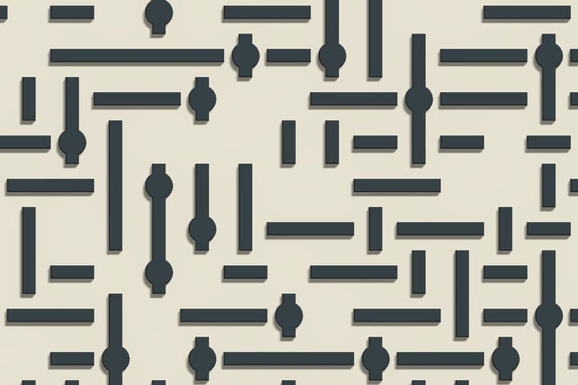 Circuit guitar plate set (two-tone)