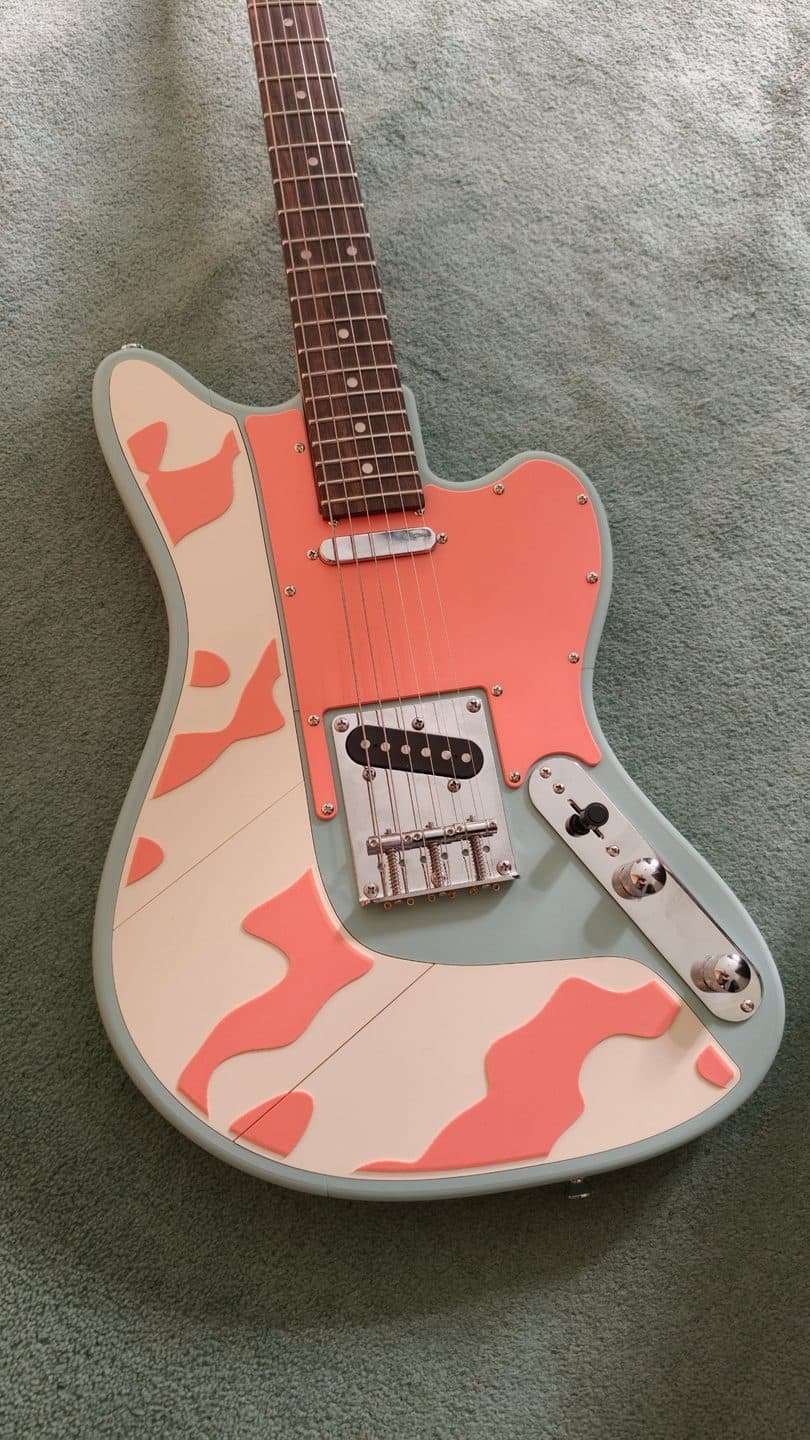 Filamentcaster guitar + 3 guitar plate sets, view 2