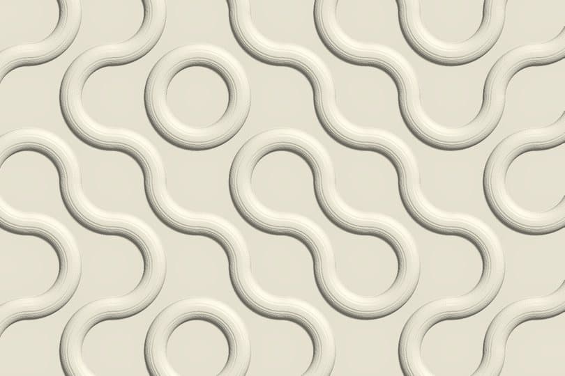 Truchet guitar plate set