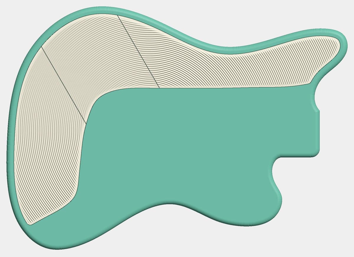 Vinyl guitar plate set, view 2
