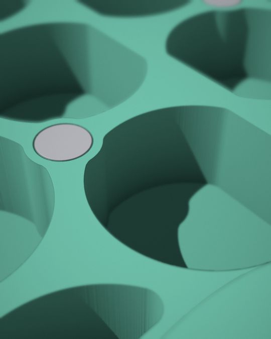 Instagram post: The cells and magnets underneath