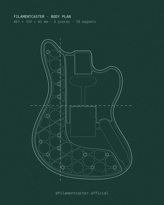 Instagram post: The Filamentcaster body plan